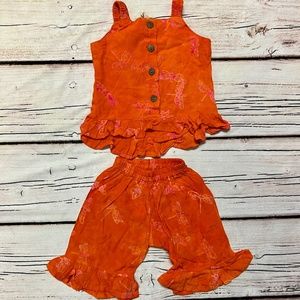 Rayon Batik Dragonfly pants and tank top Infant